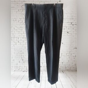 Crazy Horse Men's Cuffed Bottom Dress Pants Black SZ 36